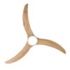 Ceiling Fan, Solid Wood Blades Ceiling Fan With Light With Remote Control, Noiseless Reversible Motor, 6 Speed, 3 Color, For Patio Living Room, Bedroom, Indoor - Matte White - Image 19