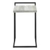 Accent Table, C - Shaped, Modern Convenient Design - Gray - Image 3