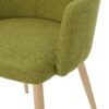 Classic Twist Dining Chair Set With Contoured Support - Green - Image 12