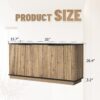 Multi Functional Sideboard, An Ideal Choice For TV And Tableware Storage In Modern Homes - Black - Image 3