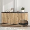 Multi Functional Sideboard, An Ideal Choice For TV And Tableware Storage In Modern Homes - Black - Image 9