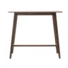 Bar Height Dining Table With Splayed Legs And Elongated Rectangular Top - Walnut - Image 4