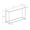 Accent Console Table For Entryway, Modern - Black - Image 5
