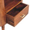 Cortez - T Bar Open Slot Cabinet - Dark Brown - Image 9
