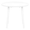 3 Pieces Dining Table Set, Small, Drop Leaf, Contemporary & Modern - White - Image 7