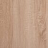 Two Toned Display Cabinet, Tall Bookcase Storage Cabinet / Weathered White - Image 3