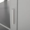 Contemporary Kitchen Cart With Wheels - Gray - Image 12