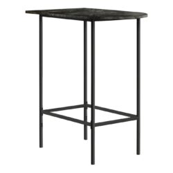 Home Bar Table With Bar Height Small Rectangular For Kitchen - Gray