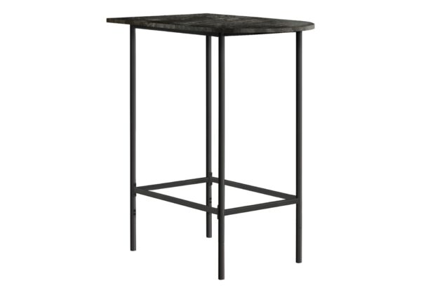 Home Bar Table With Bar Height Small Rectangular For Kitchen - Gray