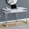 Computer Desk For Home Office, Laptop, Storage Drawers, Contemporary And Modern - White - Image 9