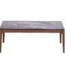 Bevis - Engineered Stone Top Rectangular Coffee Table - Black - Image 2
