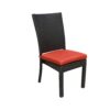 Balcones - Outdoor Wicker Dining Chairs With Cushions (Set of 8) - Brown / Terracotta - Image 2
