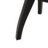 Elegant Dining Chair (Set of 2) With Cane Web Backrests And Velvet Upholstery - Black - Image 12
