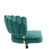 Velvet Home Office Desk Chair, Modern Cute Computer Chair, Wheels Swivel Height Adjustable Task Chair - Emerald - Image 16
