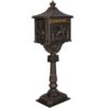 Cast Aluminum Mail Box, Postal Box, Mailbox - Bronze - Image 9