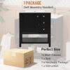 Transitional Style Bathroom Vanity Cabinet Combo With Ceramic Sink, Soft Close Door - Black - Image 10