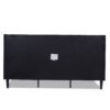 Aspen - King Vertical Tufted Headboard Platform Bed Set - Anthracite Black - Image 12
