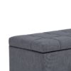 Sienna - Storage Ottoman Bench - Slate Gray - Image 7