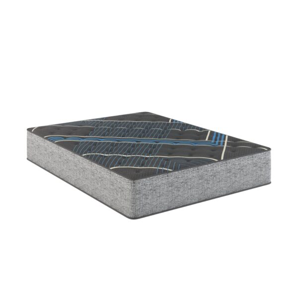 Comfort Care - 14" California King Hybrid Mattress, Firm Comfort - Gray / Blue