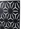 Outdoor & Indoor Privacy Screen, Metal Privacy Screen, Freestanding Decorative Privacy Screen For Deck Balcony Patio - Black - Image 10