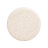 Hampton - Round Upholstered Ottoman With Scalloped Base - Speckled Egg Beige - Image 2