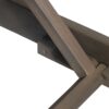 Ariana - Wooden Chaise Lounge With Cushion, Stylish Outdoor Relaxation - Gray - Image 15