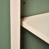 Bathroom Vanity Cabinet With Ceramic Sink Combo Set, Frame Modern Bathroom Storage Cabinet With Height Adjustable Shelf - Beige / Green - Image 24