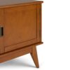 Draper - Mid Century Low TV Media Stand - Teak Brown - Image 8