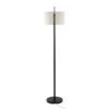Casper - Contemporary Floor Lamp - Matte Black / Natural - Image 4