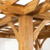 Brady - 10 X 10 Ft. Square Pergola - Teak - Image 7