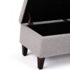 Monroe - Storage Ottoman - Cloud Gray - Image 6