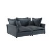 Modern Comfy Upholstered Sofa Cloud Couch, Deep Seat Couches With Multiple Large Soft Pillows, Convertible Deep Seat Chaise Langue For Living Room - Gray - Image 11