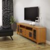 Cosmopolitan - Wide TV Media Stand - Light Golden Brown - Image 8