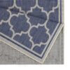 Sunshine - 2'7" X 7'3" Indoor, Outdoor Area Rug - Blue - Polypropylene - Image 3
