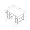 Computer Desk For Home Office, Laptop, Storage Shelves, Contemporary & Modern - Natural - Image 4