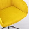 Swivel Office Chair - Bright Yellow - Image 11