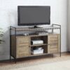 Baina - Rustic TV Stand - Oak - Image 6