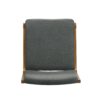 Contemporary Dining Chair Set Upholstered Fabric With Rubberwood Frame - Dark Gray - Image 8