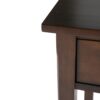 Avalon - Writing Office Desk - Dark Tobacco Brown - Image 6