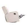 Milah - Gliding Swivel Recliner Tufted Latte - Light Coffee - Image 4