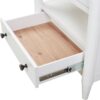 Open Nightstand With 2 Drawers - White - Image 4
