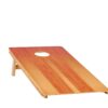 4X2 Ft Large Size Cornhole Board (Set of 2), Outdoor Game Board Set With 8 Bean Bags, Perfect For Lawn, Backyard, Beach, Park - Golden / Light Brown - Image 2