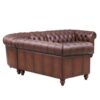 Alton Bay - Leather Symmetrical Sectional - Brown - Image 2