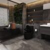 1.1 / 1.60 Gpf Dual Flush 1 Piece Toilet, Water Saving Elongated Comfort Height Floor Mounted, Soft Close Seat, 1000 Gram Map Flushing Score Toilet - Matte Black - Image 9