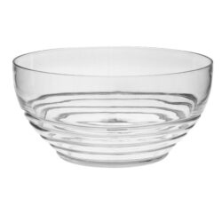 Swirl Acrylic Serving Bowl Unbreakable Large Plastic Soup And Salad Bowl Bpa Free Clear - Clear