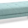 Contemporary Ottoman For Living Rooms - Teal - Image 4