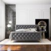 Bailey - King Bed - Dark Gray - Image 3