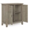 Burlington - Low Storage Cabinet - Distressed Gray - Image 2