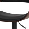 Archer - Bentwood Adjustable Swivel Bar Stool - Black - Image 7