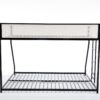 Adam - Twin Over Full Bunk Guard Rail - Black With White Mesh - Image 4